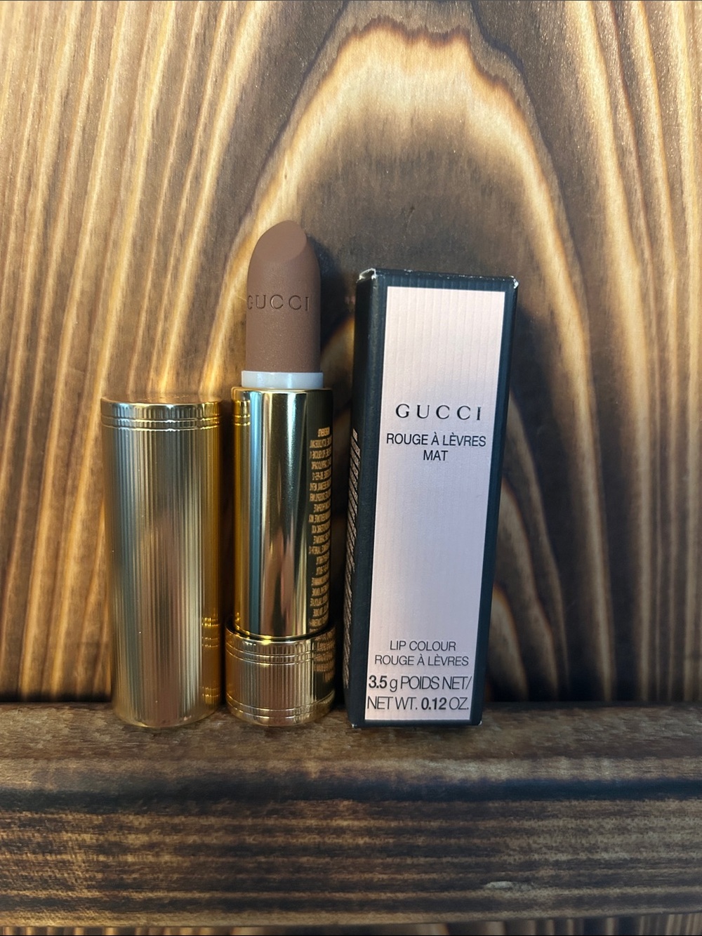 Gucci Matte Lipstick in Nude Brown